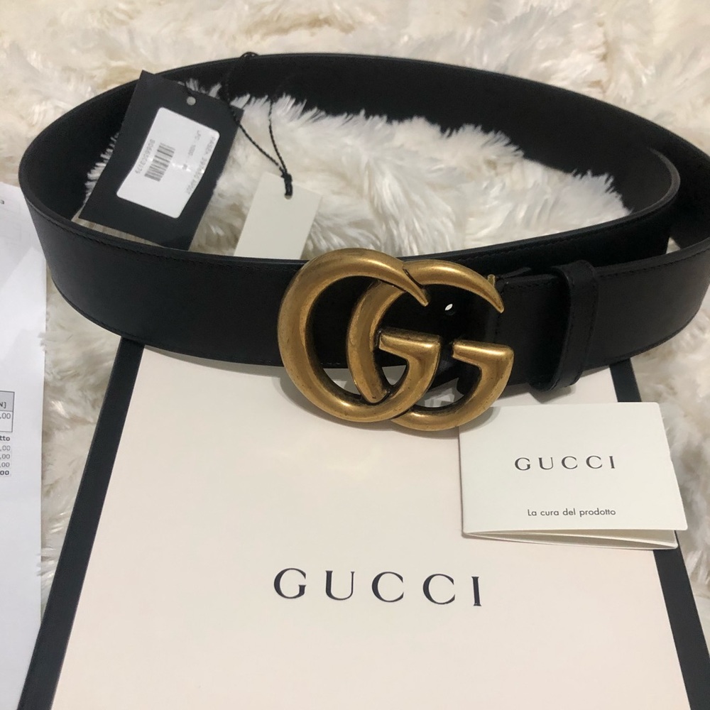 100% authentic Gucci belt. Used once. Size 85